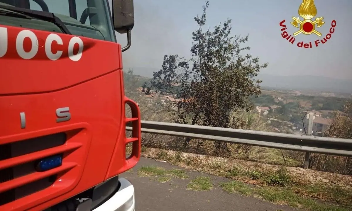 Incendi Calabria, 20 roghi nella provincia di Vibo: fiamme vicino al parco archeologico di Mileto