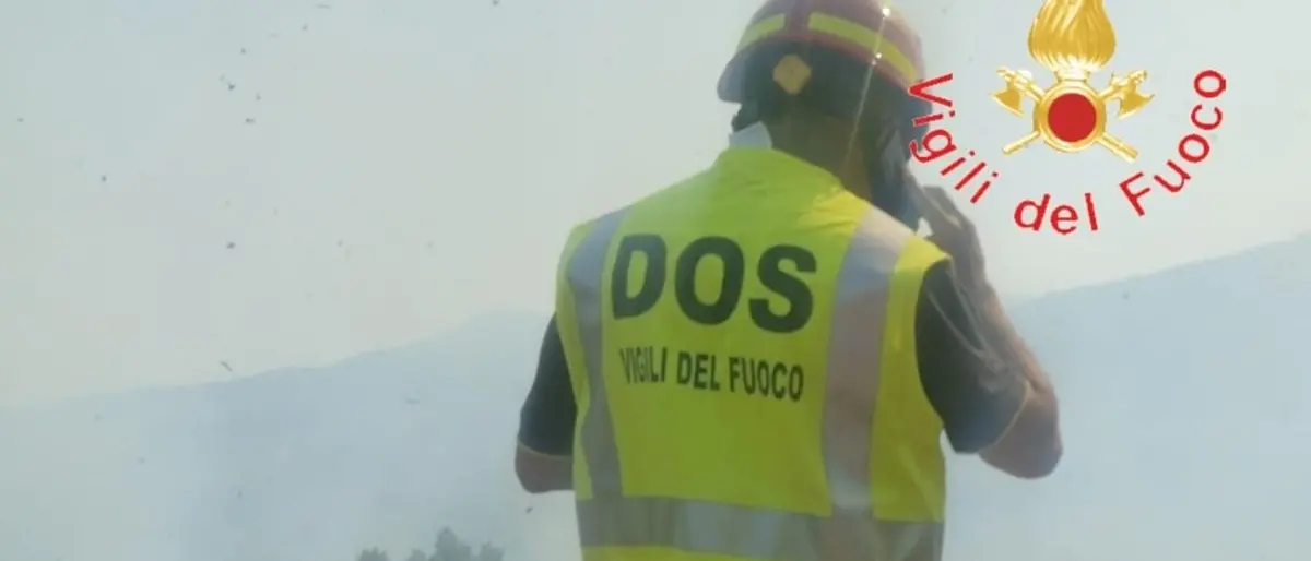 Incendi, bruciano anche le colline di Lamezia. Vigili del fuoco impegnati per ore