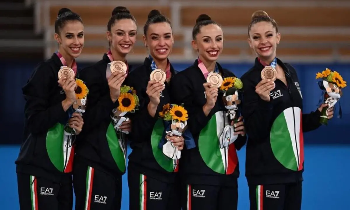 Tokyo 2020, bronzo per le Farfalle della ritmica: per l’Italia è la 40esima medaglia