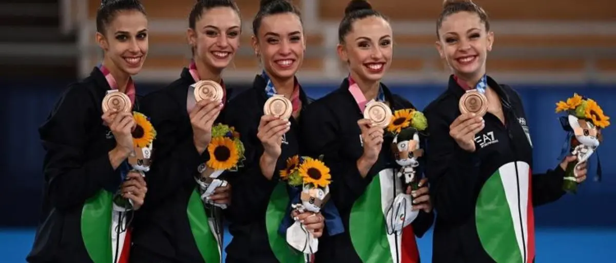 Tokyo 2020, bronzo per le Farfalle della ritmica: per l’Italia è la 40esima medaglia