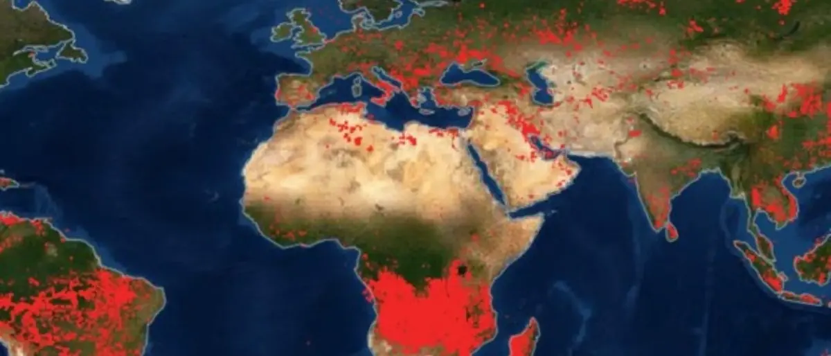 Incendi, il Mondo brucia: dalla Nasa le immagini dei 5 continenti devastati dai roghi