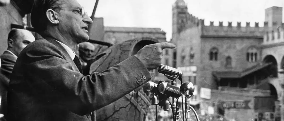 Quando De Gasperi venne in Sila e improvvisò un comizio da un balcone