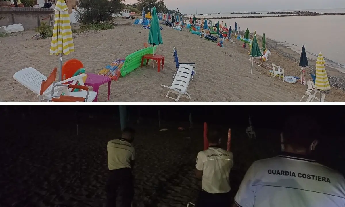 Sequestratati oltre mille ombrelloni lasciati abusivamente sulle spiagge libere del tirreno cosentino