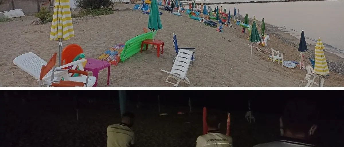 Sequestratati oltre mille ombrelloni lasciati abusivamente sulle spiagge libere del tirreno cosentino