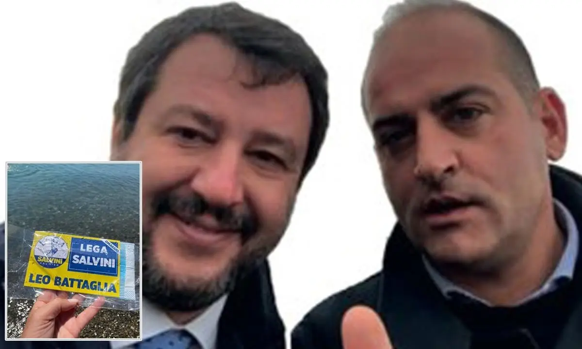 Mascherine “elettorali” in mare dall’elicottero, Leo Battaglia: «Chi mi critica è di sinistra»