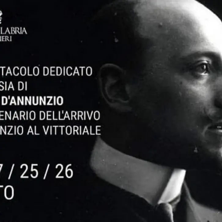 Teatro di Calabria: a Catanzaro in scena uno spettacolo dedicato a D’Annunzio