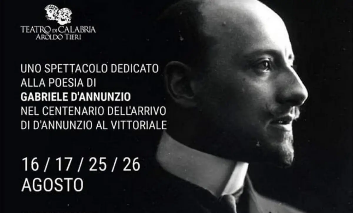 Teatro di Calabria: a Catanzaro in scena uno spettacolo dedicato a D’Annunzio