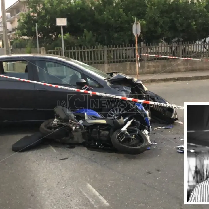 Catanzaro, incidente mortale a Montepaone: un motociclista perde la vita nello scontro con un’auto