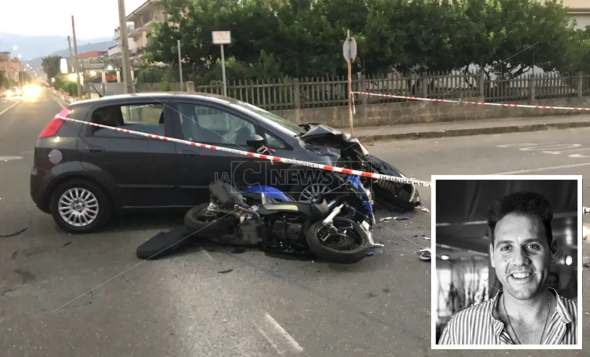 Catanzaro, incidente mortale a Montepaone: un motociclista perde la vita nello scontro con un’auto