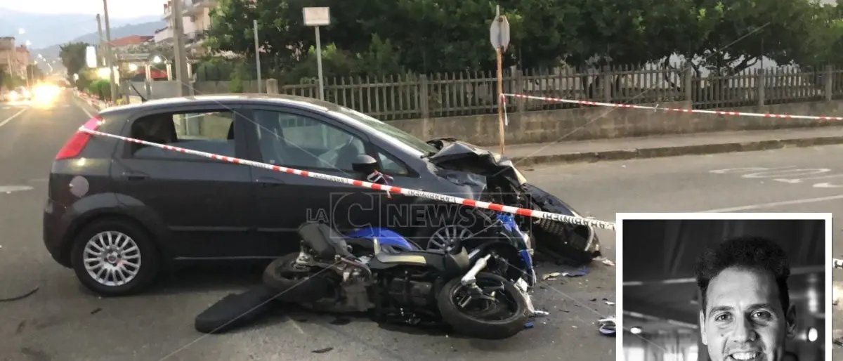 Catanzaro, incidente mortale a Montepaone: un motociclista perde la vita nello scontro con un’auto
