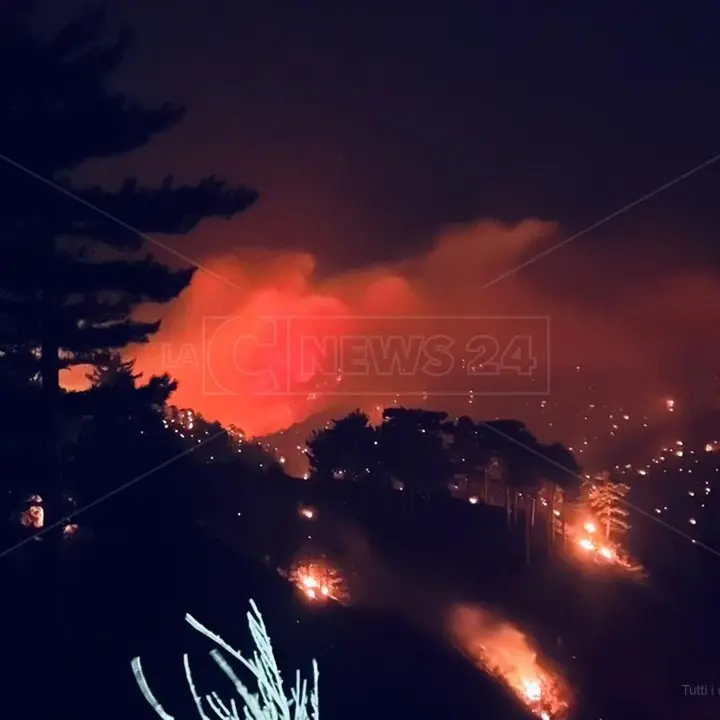 Incendi, continua a bruciare l’Aspromonte. Il presidente del Parco: «Fronte ancora vasto»