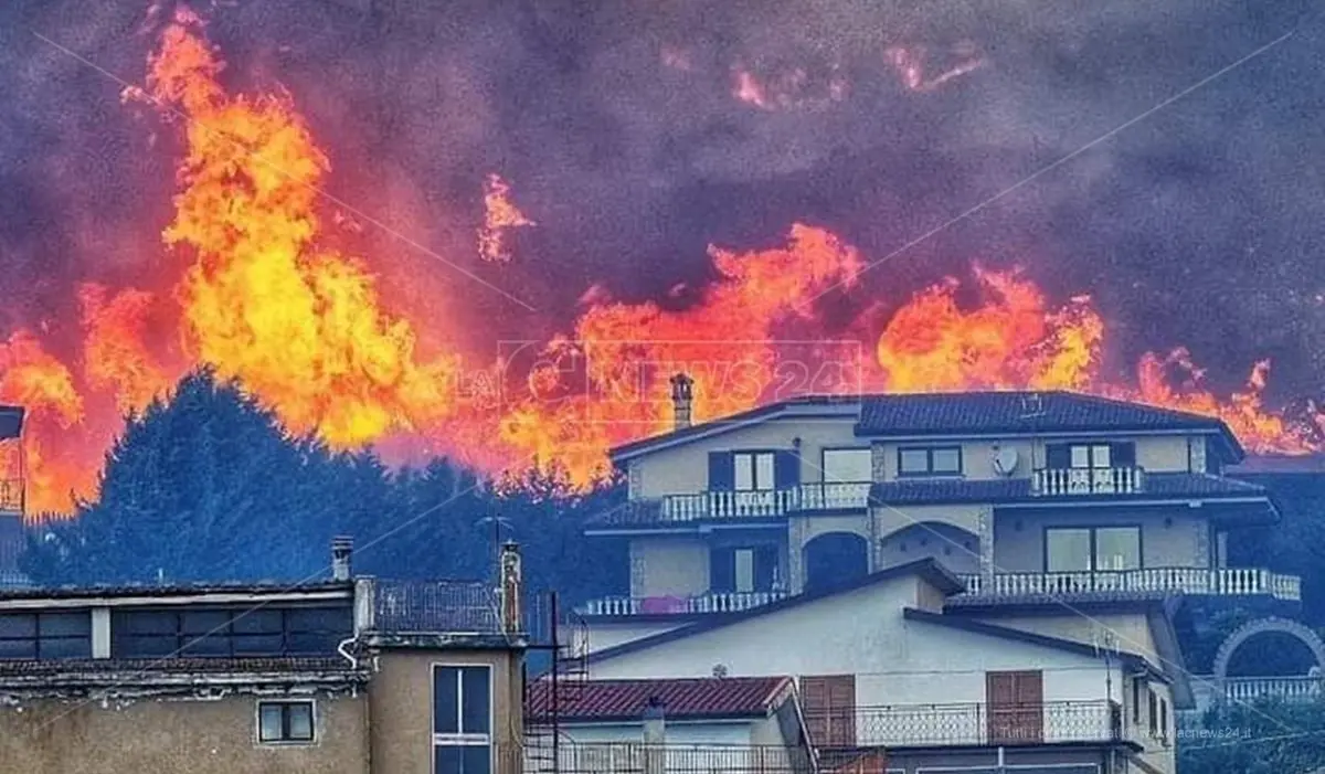 Incendi, la Calabria brucia ancora: oltre 160 gli interventi nelle ultime 24 ore