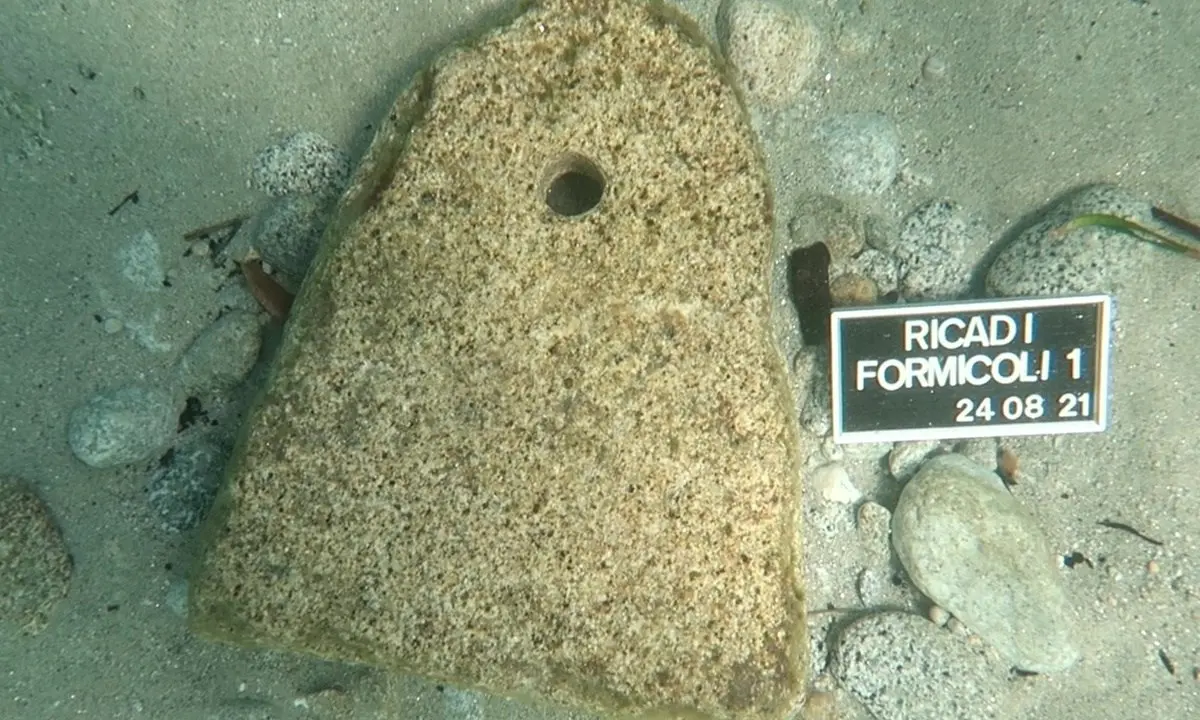 Ricadi, ritrovato antico reperto in fondo al mare in località Formicoli