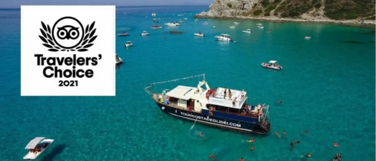 Turismo Vibo, il tour in barca lungo la Costa degli dei vince il premio Tripadvisor