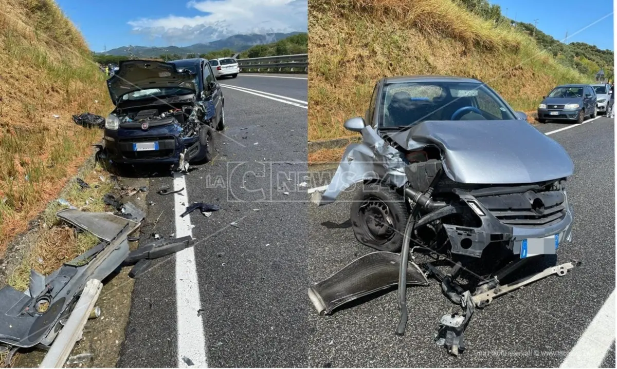 Cosenza, incidente stradale lungo la 107: un ferito