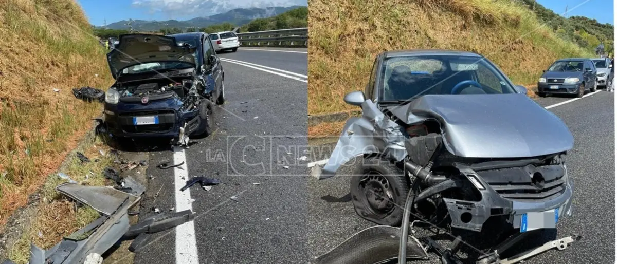 Cosenza, incidente stradale lungo la 107: un ferito