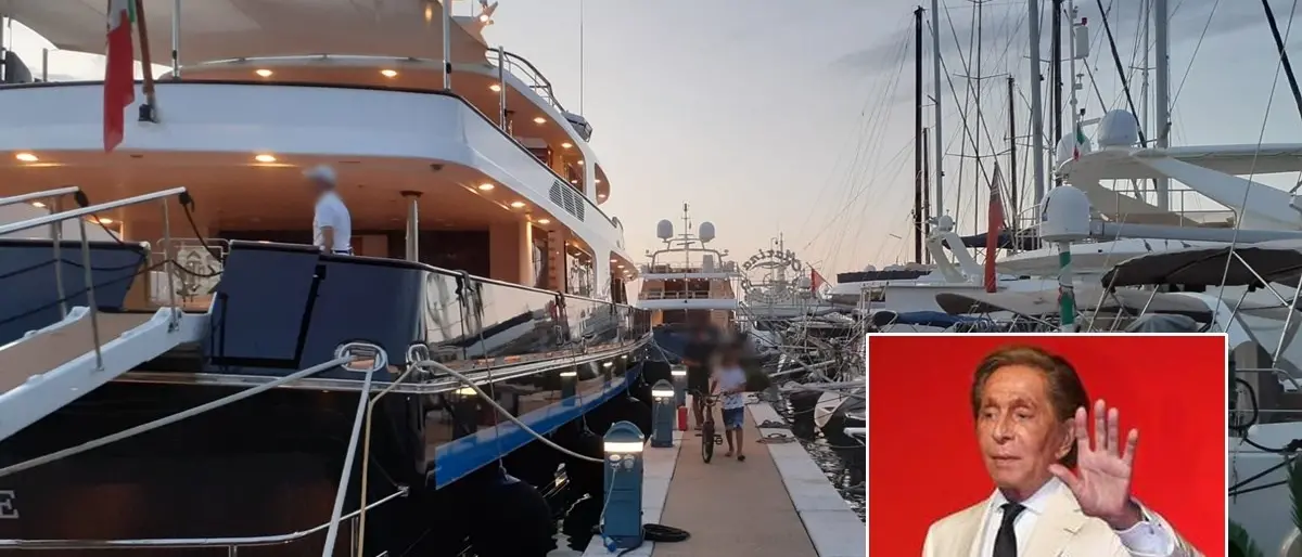 Valentino sceglie la Calabria, il suo lussuoso yacht attracca a Vibo Marina