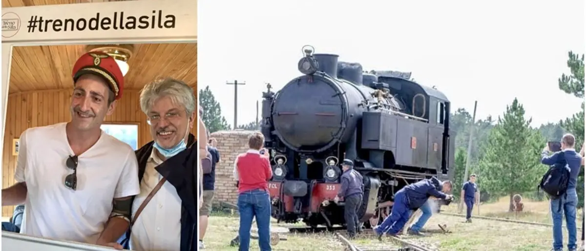 Gabri Gabra e le Iene sul treno della Sila alla scoperta della Calabria più bella