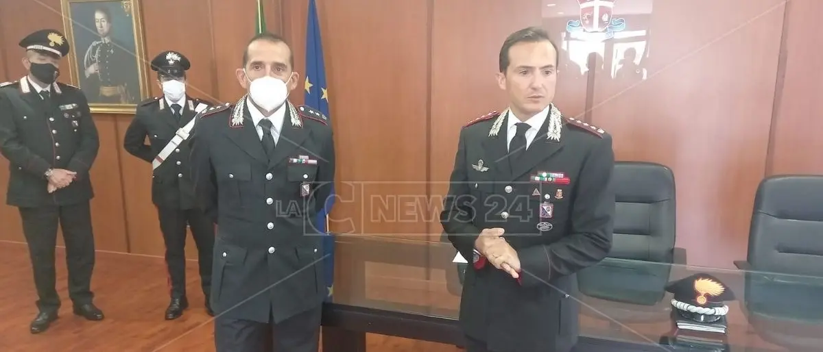 Cosenza, il colonnello Spoto è il nuovo comandante provinciale dei carabinieri: subentra a Sutera