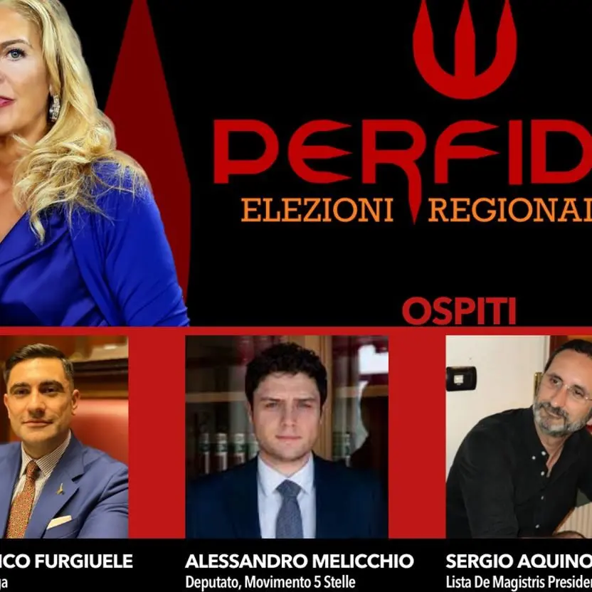Perfidia: Melicchio (M5s), Furgiuele (Lega) e Aquino (de Magistris) nelle grinfie di Antonella Grippo su LaC Tv