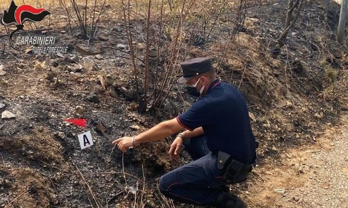 Incendi, individuato piromane a Castrovillari: è un ragazzo di 17 anni