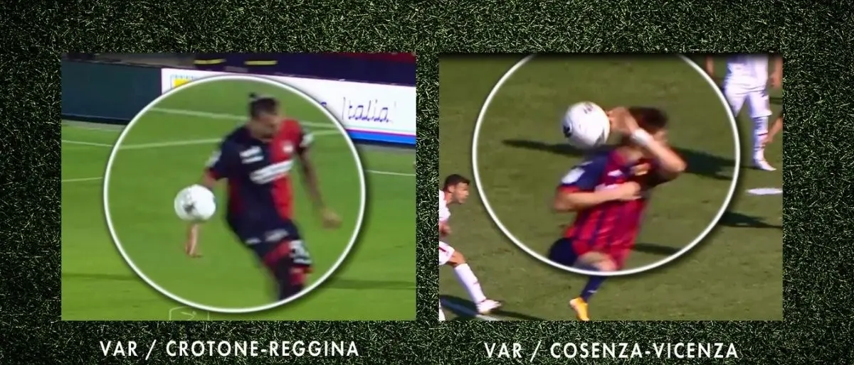 Calcio: per Cosenza, Crotone e Reggina due misure differenti sui falli di mano