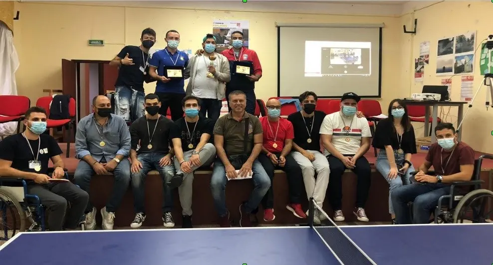 A Vibo Valentia il primo torneo inclusivo di tennistavolo organizzato dall’Aism