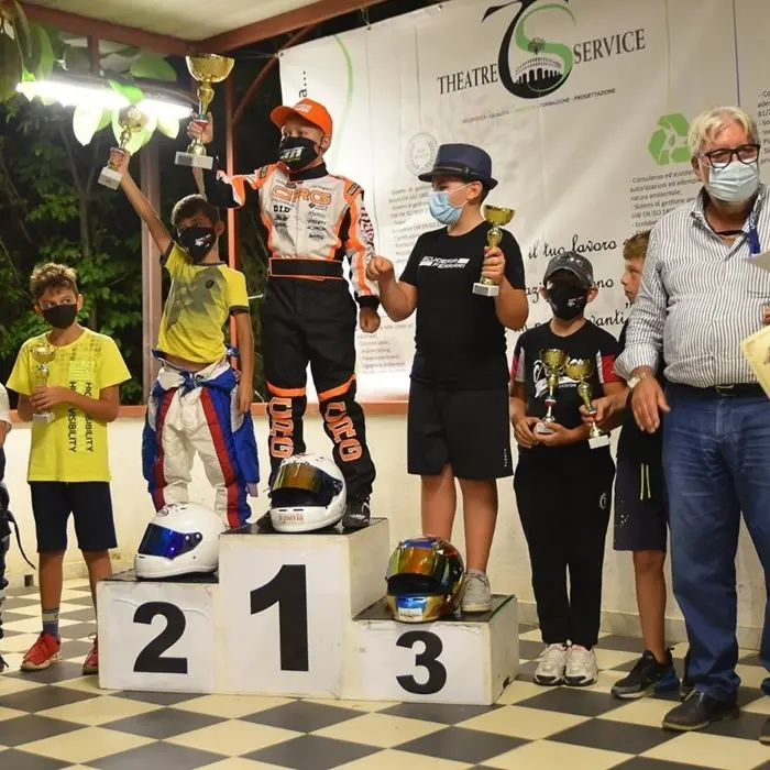 A dieci anni il catanzarese Salvatore Giglio vince il campionato interregionale di karting