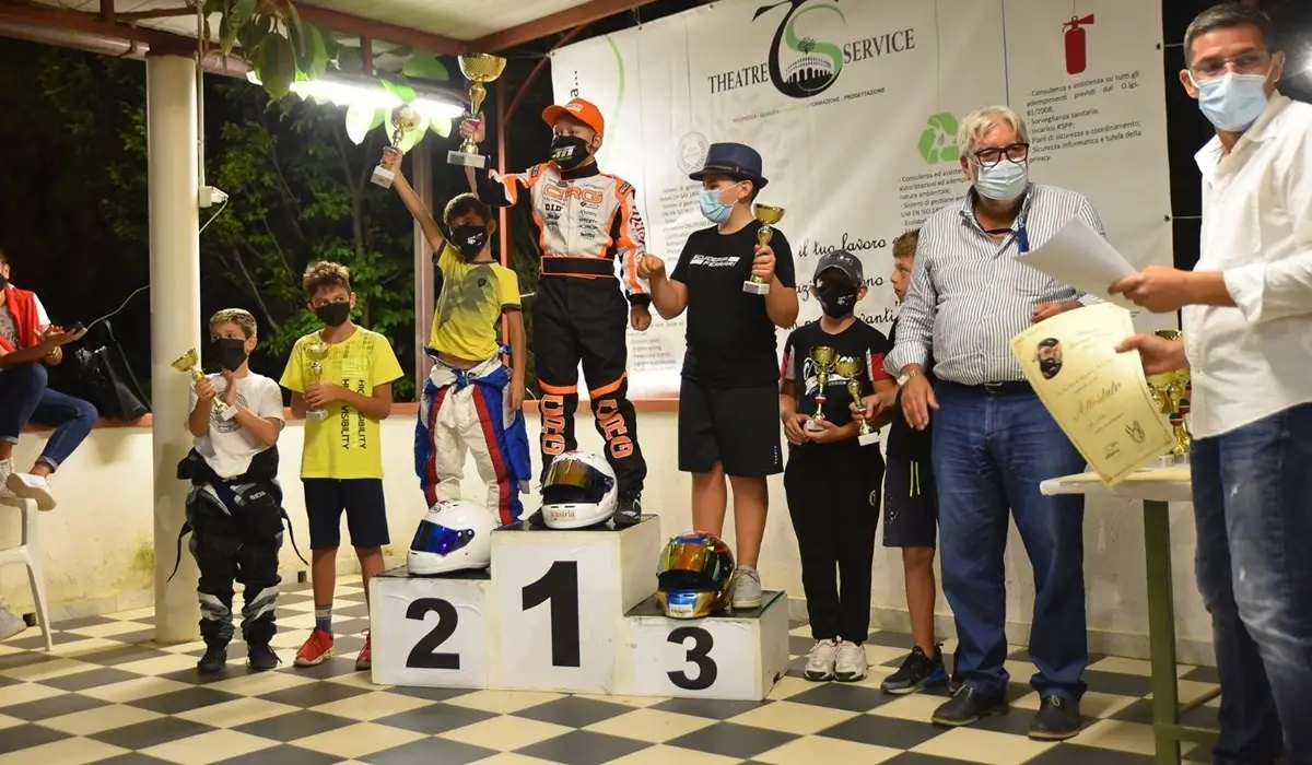 A dieci anni il catanzarese Salvatore Giglio vince il campionato interregionale di karting