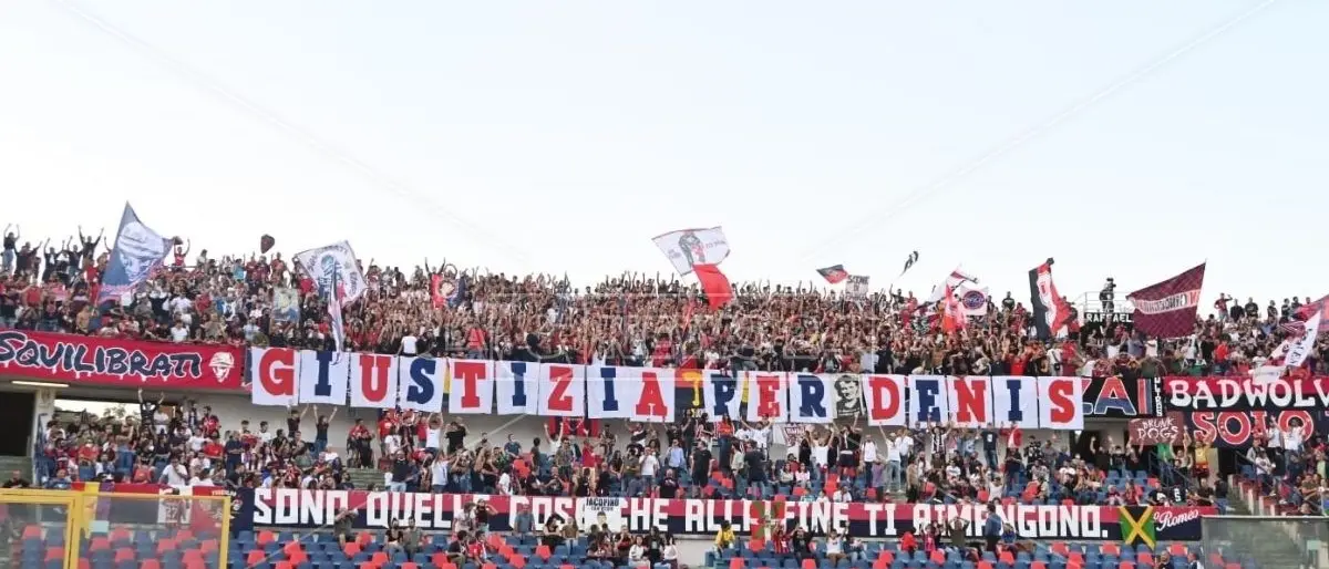 Caso Bergamini, al Marulla tifosi di Cosenza e Crotone invocano giustizia per Denis