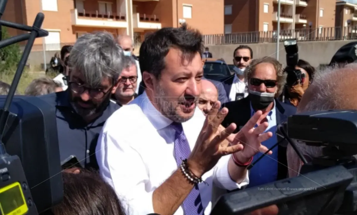 Matteo Salvini torna in Calabria: chiuderà la campagna elettorale a Catanzaro