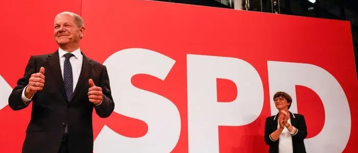 Germania, la Spd ha vinto le elezioni: supera Cdu/Csu di poco meno di 2 punti