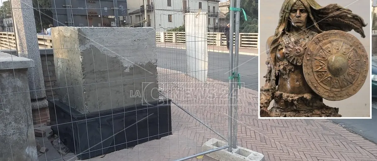 Cosenza, la Soprintendenza blocca l’installazione della Donna Brettia