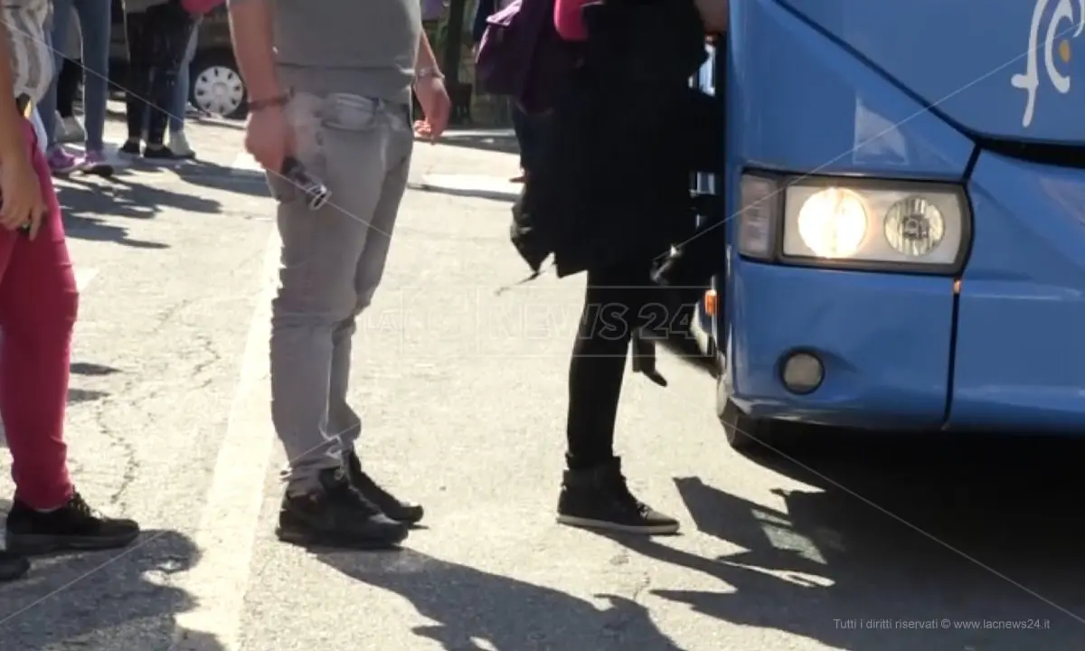 Gli autobus non bastano, studenti lasciati a piedi: a Vibo Marina scoppia la protesta dei genitori