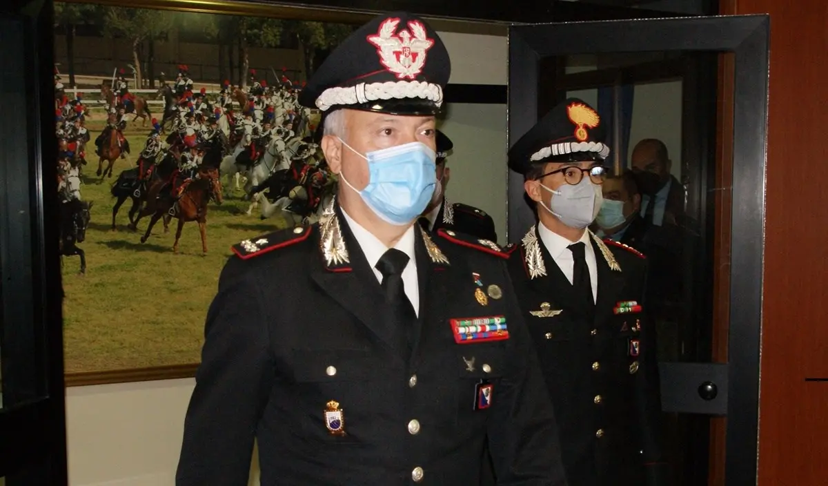 Cosenza, la visita del nuovo comandante della Legione Carabinieri Calabria Pietro Salsano