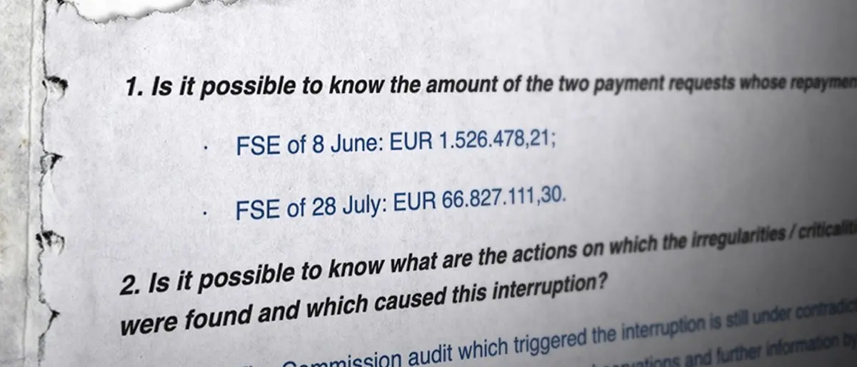 Blocco dei fondi, la Commissione europea smentisce la Regione Calabria: ecco i documenti