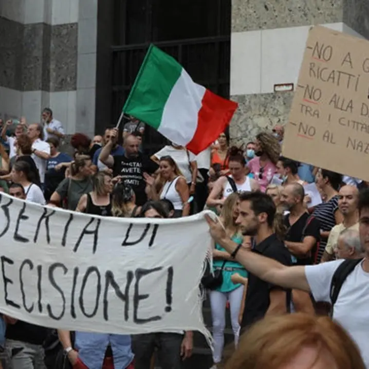 I no Green pass tornano in piazza: a Roma due le manifestazioni in programma