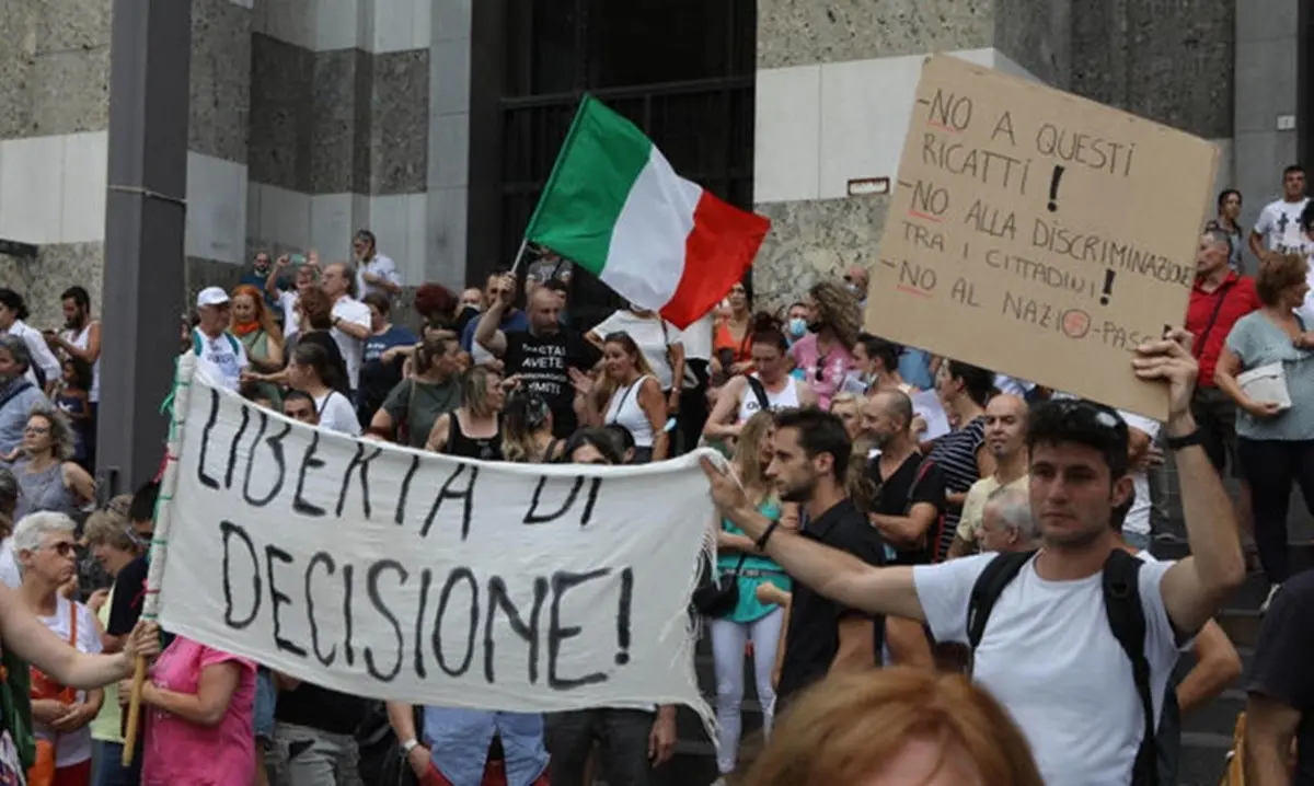 I no Green pass tornano in piazza: a Roma due le manifestazioni in programma