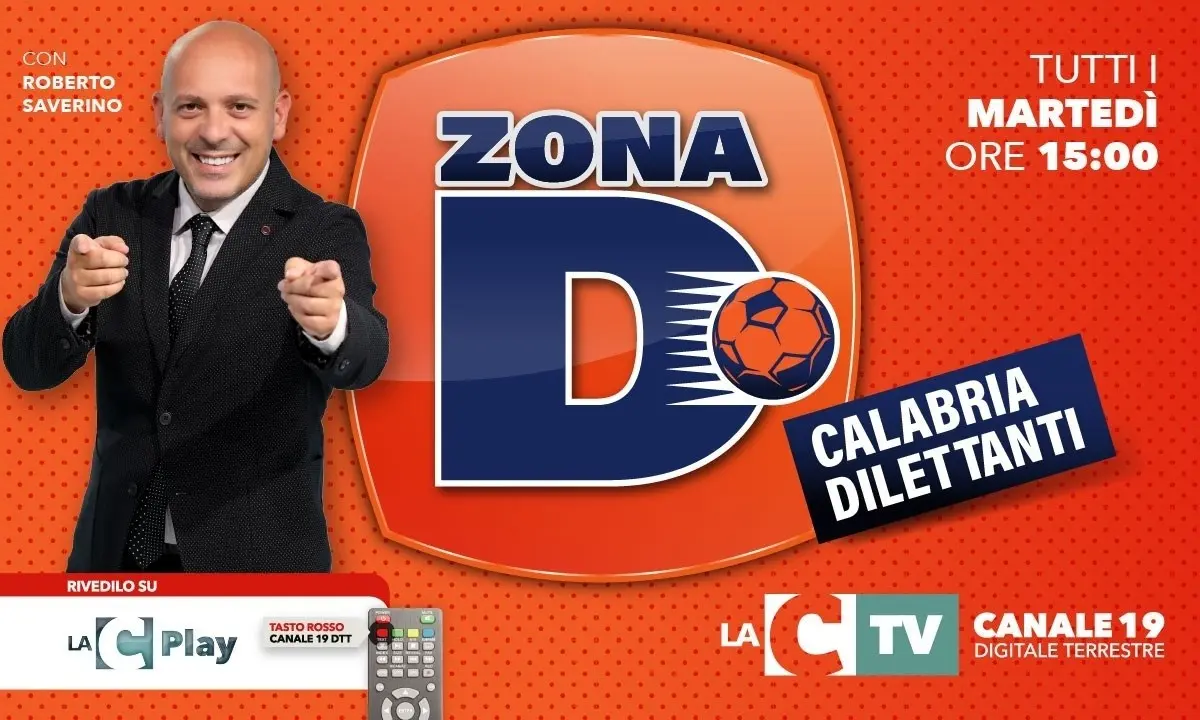 Zona D, il calcio dilettantistico oggi su LaC Tv: ospiti Franco Viola e i bomber Palma e Trombino