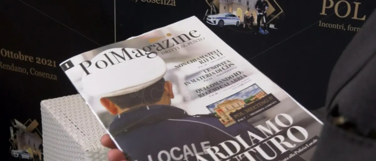 Nasce PolMagazine, la nuova rivista della polizia locale presentata a Cosenza