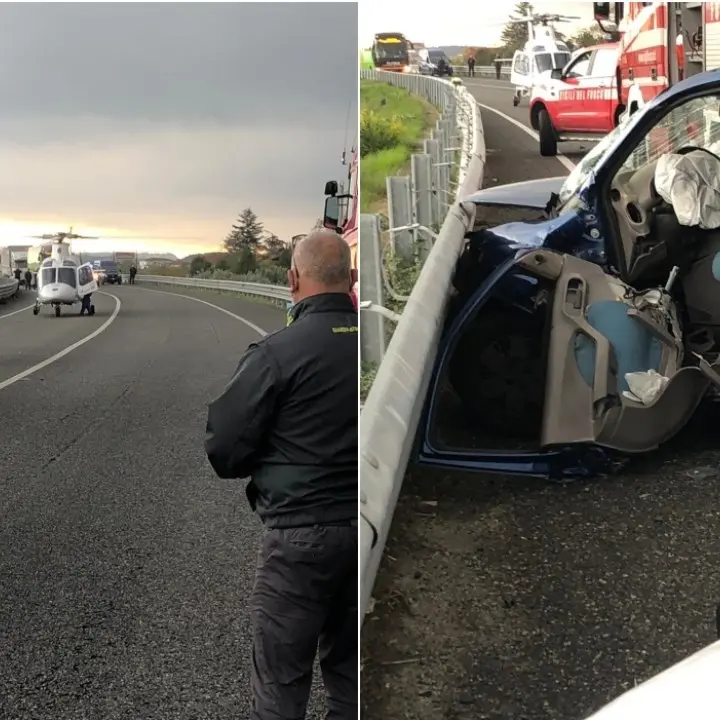 Incidente a Corigliano Rossano, un ferito grave nello scontro tra due auto lungo la 106