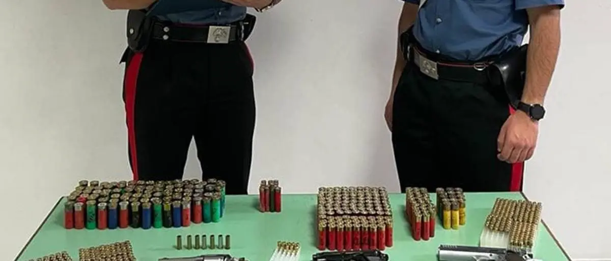 Armi, munizioni e venti ghiri ammassati in una gabbia: arrestato 58enne nel Reggino