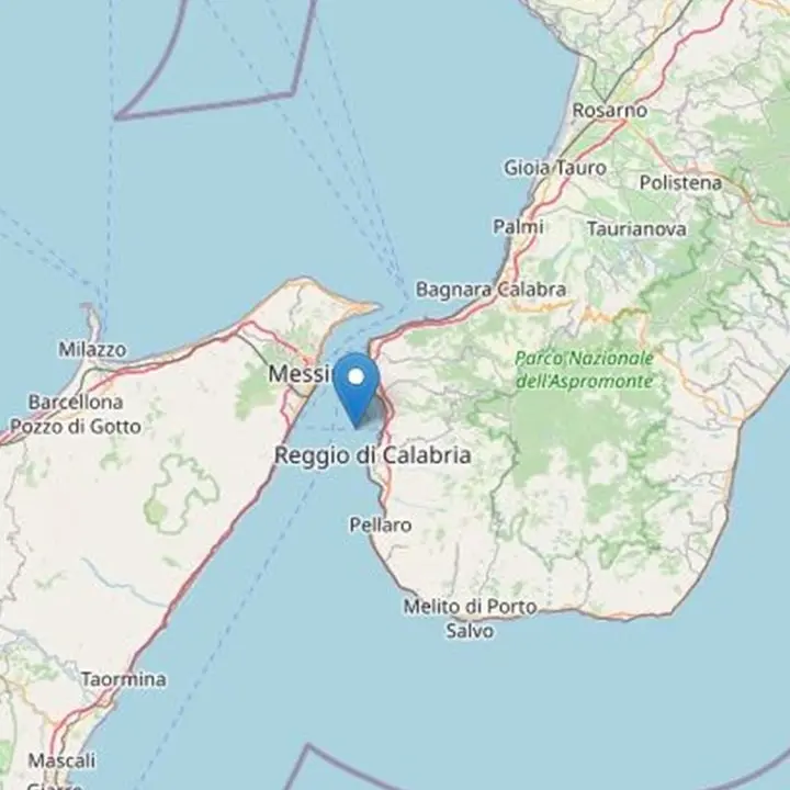 Terremoto nello Stretto di Messina: la terra trema anche a Reggio Calabria