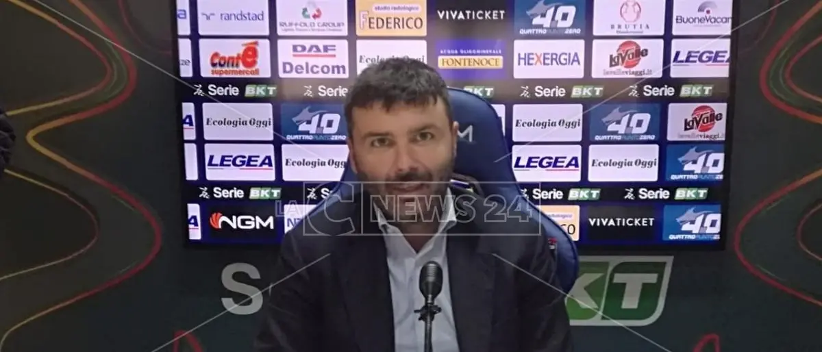 Cosenza Calcio, Goretti tra campionato e calciomercato: «Cresciamo, poi andrà fatta una scelta»