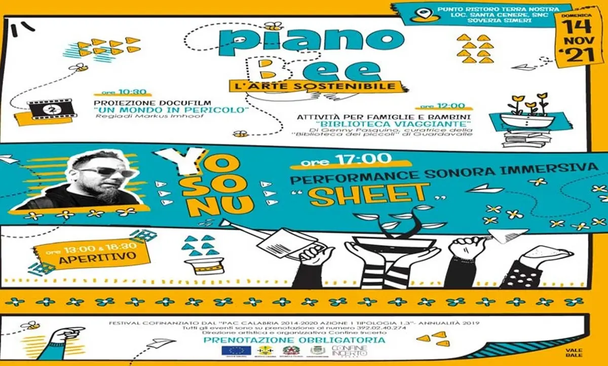 Soveria Simeri, al via l’appuntamento con “Piano Bee”: ambiente, arte e formazione