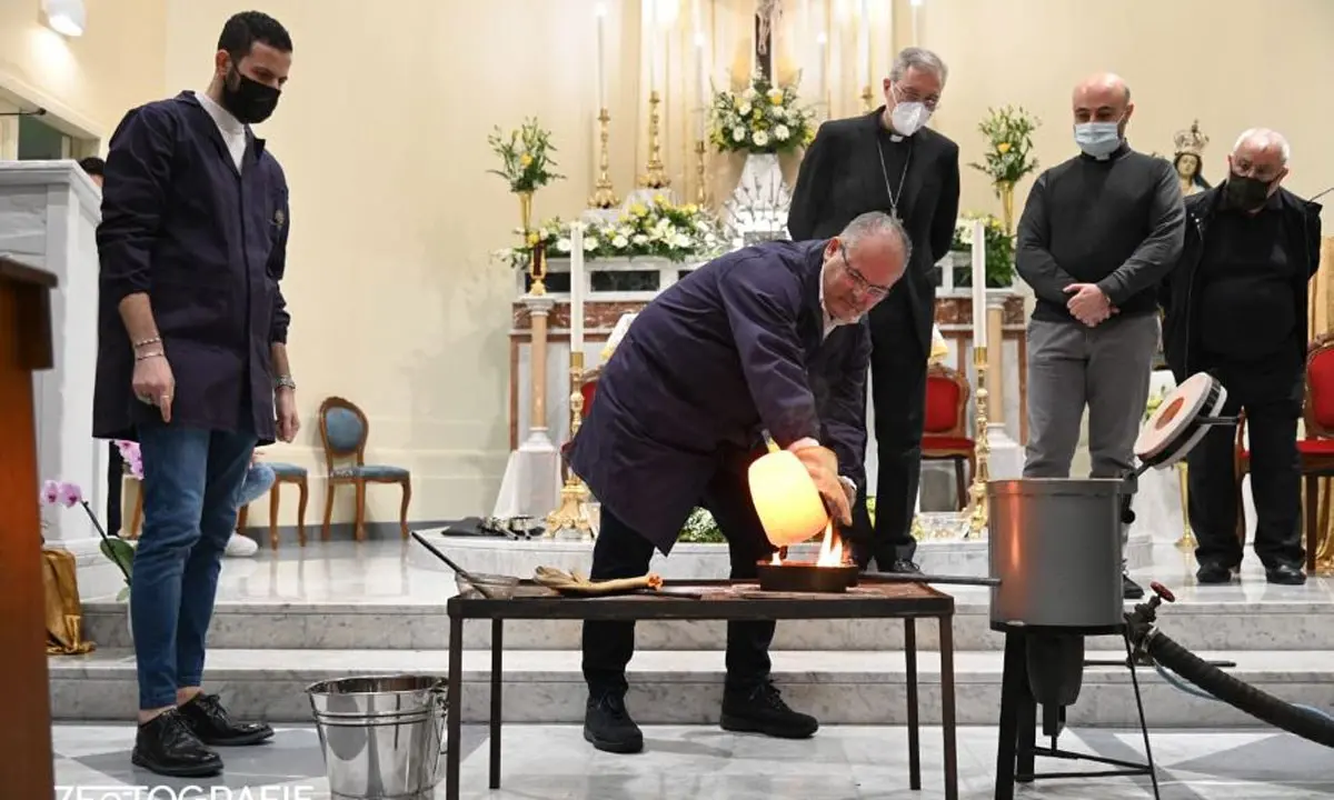 Al maestro orafo Michele Affidato l’incarico di realizzare la raggiera del Cristo risorto di Dasà