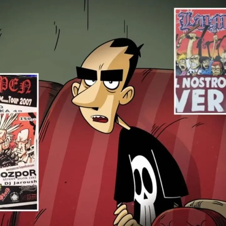 Tra Netflix e punk, quando Zerocalcare disegnò la copertina del disco di una band Cosentina