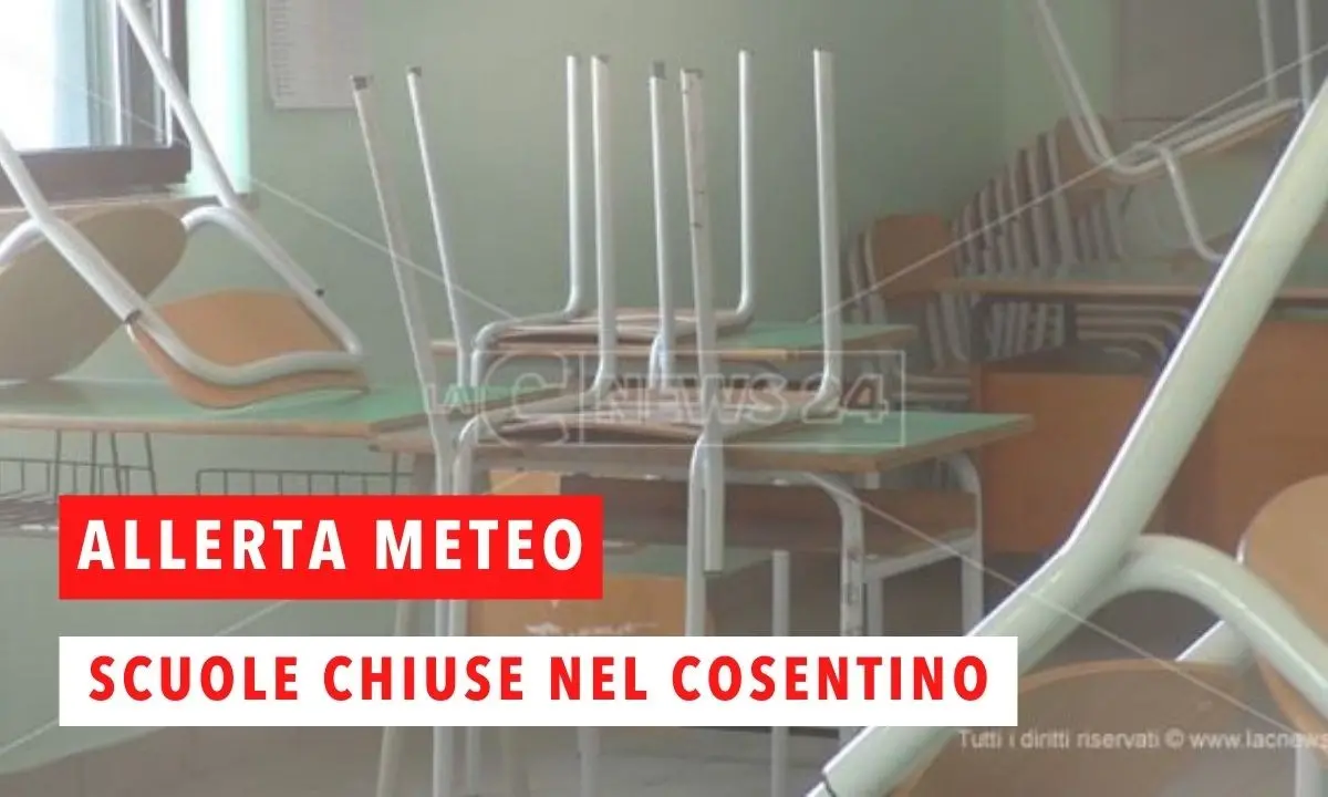 Maltempo nel Cosentino, in alcuni comuni scuole chiuse anche domani - LIVE