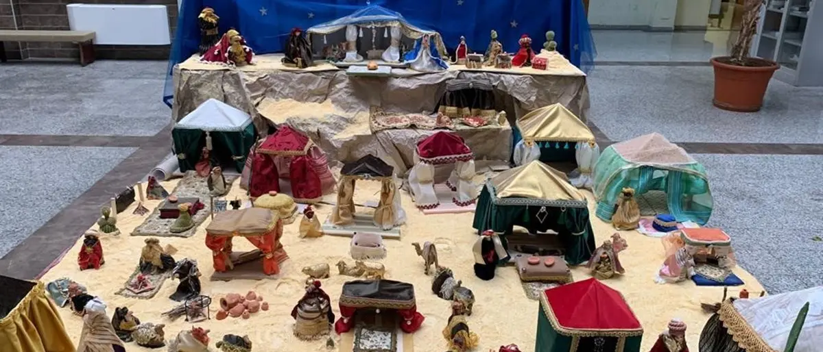 Lamezia, esposto in Tribunale il presepe realizzato dal Centro di salute mentale