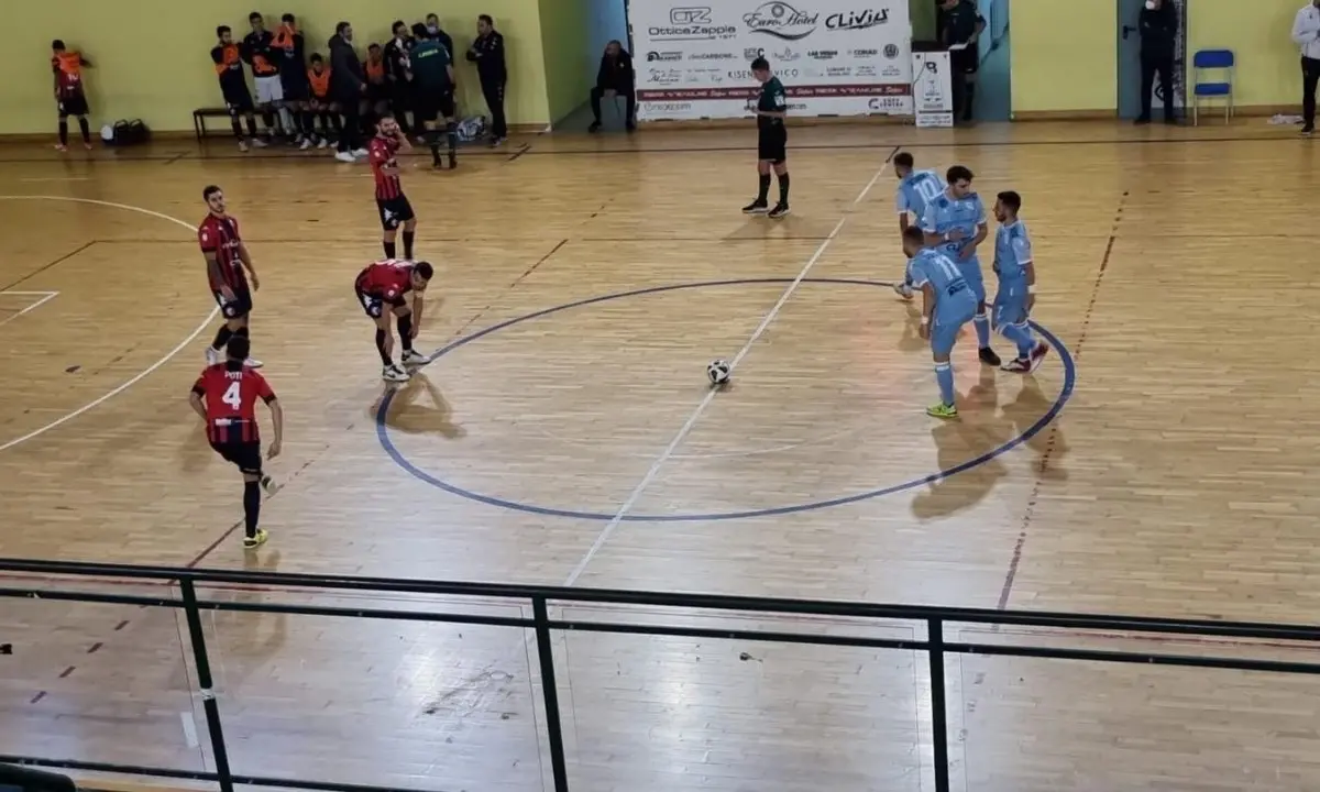 Serie A2 Futsal, il Cosenza perde il primo posto: pari nel derby contro il Bovalino